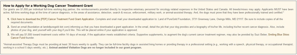 WORKINGdOGcANCERtREATMENT