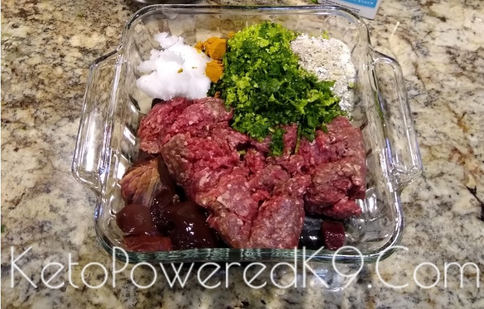 raw ketogenic meal for dog